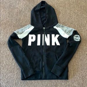 PINK Zip Front Hoodie